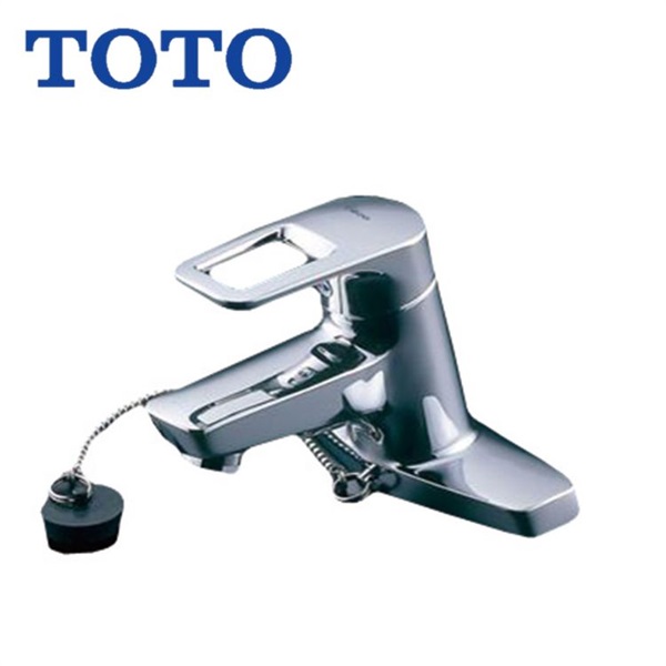TOTO|洗面台付シングル混合水栓（エコシングル、ゴム栓） ｜ 交換の達人